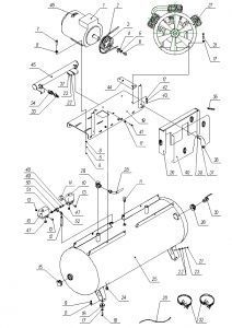 R 3101.00.00.201 Патрубок 3/8"х70 мм для 500w95TБ-10
