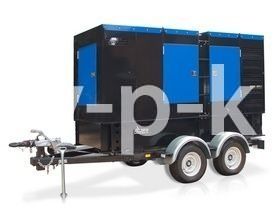 Дизельный генератор ТСС АД-10С-Т400-1РКМ11 в шумозащитном кожухе на прицепе