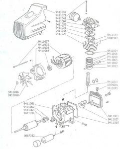 CRANKSHAFT BLM D23 S20(7070001 FUBAG DC 2.5 - 50 CM2.5 9411027 фото