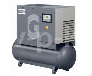 Винтовой компрессор Atlas Copco GA 15 10 P с ресивером
