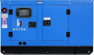 Дизельный генератор  АД12С-Т400-РПМ15 в кожухе с АВР