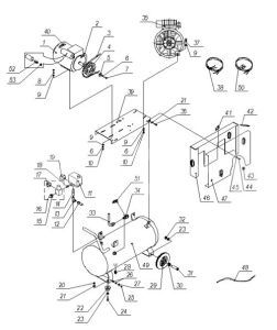 Воздухопровод для 50lh20a-1.5