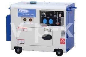 Дизельный генератор ТСС DGW-250ES в шумозащитном кожухе