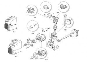 Комплект крышки двигателя