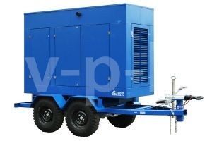 Дизельный генератор ТСС АД-60С-Т400-1РМ7 РПМ на прицепе с АВР 033870, 022863, 030410,032029, 036309 фото