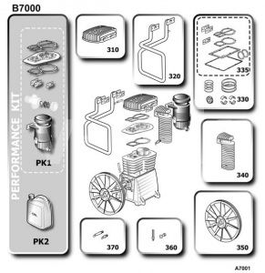 Рабочий комплект b7000 фото