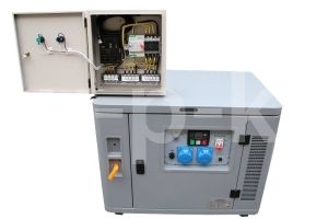 Дизельный генератор Амперос LDG11000E стартер в кожухе с АВР  (с автозапуском) фото