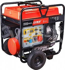 Бензиновый генератор Скат УГБ-16000ЕТ трехфазная  фото