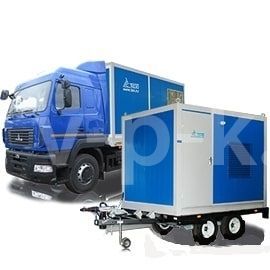 Дизельный генератор ТСС АД-240С-Т400-1РМ20 (Mecc Alte) на прицепе  фото