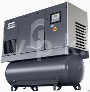 Винтовой компрессор Atlas Copco GA 18 10 с ресивером фото