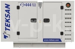 Дизельный генератор TEKSAN TJ30PE-1 CROMPTON в кожухе  фото
