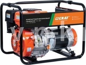 Бензиновый генератор Скат УГБ-7500 Basic  стационарный фото