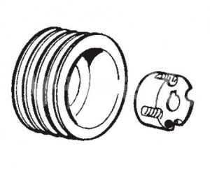 9076421 Шкив компрессора ABAC