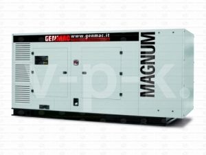 Дизельный генератор GenMac G600IS в кожухе  фото