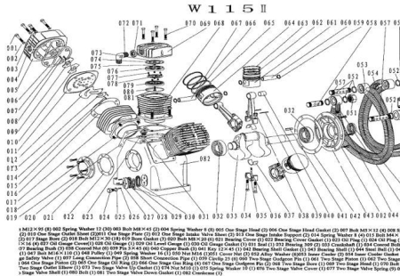 Болт М16*110 для w115-10 (10 бар)