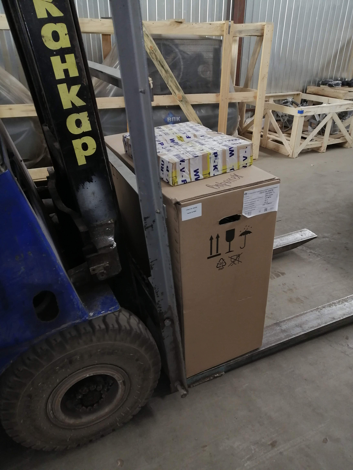 Пополнение склада в Воронеже компрессорами