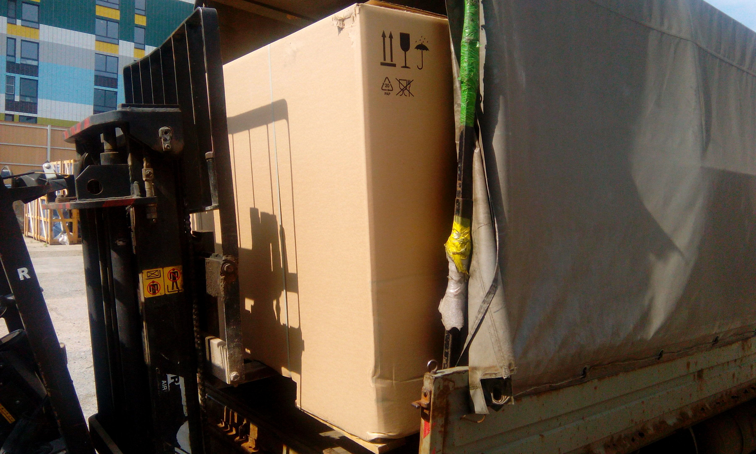 Отгрузка продукции в Новосибирск