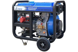 Дизельный генератор ТСС SDG 8000EH3A в погодозащитном кожухе  фото