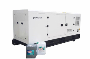 Дизельный генератор Zammer AD-450-Т400 Prof 6M33D572E200 в кожухе  фото