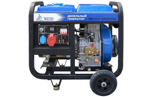 Дизельный генератор ТСС SDG 8000EH3A с АВР 033518 4-х тактный фото