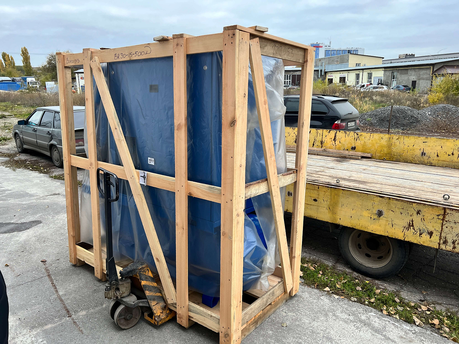 Отгрузка винтового компрессора REMEZA ВК30-15-500Д в г. Волгоград