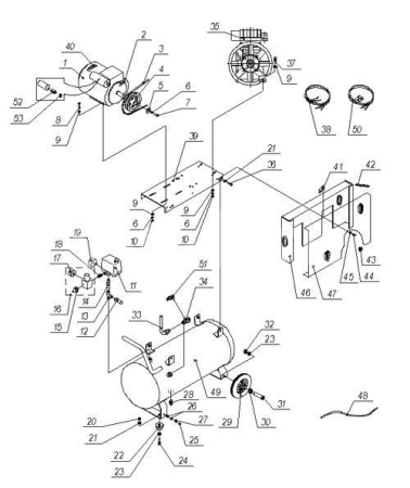 R 3101.00.00.102 Держатель для 50lh20a-1.5