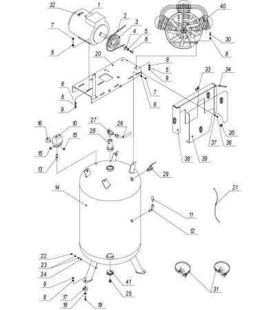 Болт М10х30 для 270lb75В