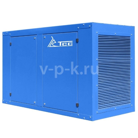 Дизельный генератор ТСС АД-128С-Т400-1РМ20 в погодозащитном кожухе с АВР