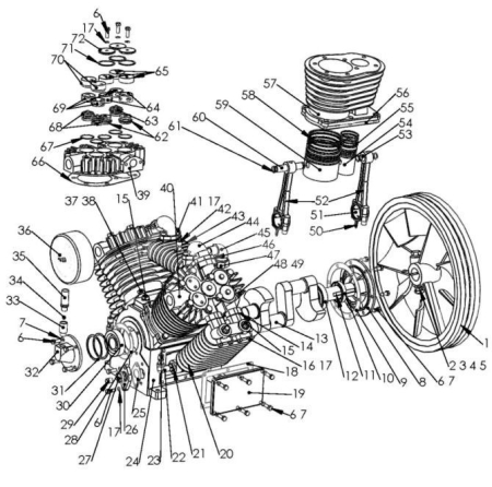 R 21125003 Втулка клапана ВД D.41х37х20 мм LT100 для lt100