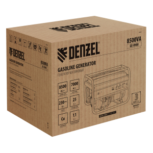 Бензиновый генератор DENZEL GE 8900 94639 синхронный фото