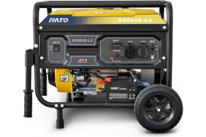 Бензиновый генератор RATO R3000E-L2W электростартер + колесный комплект  фото