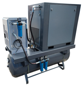 Винтовой компрессор IRONMAC IC 7,5/10 C VSD DF 500L (IP23) электрический фото