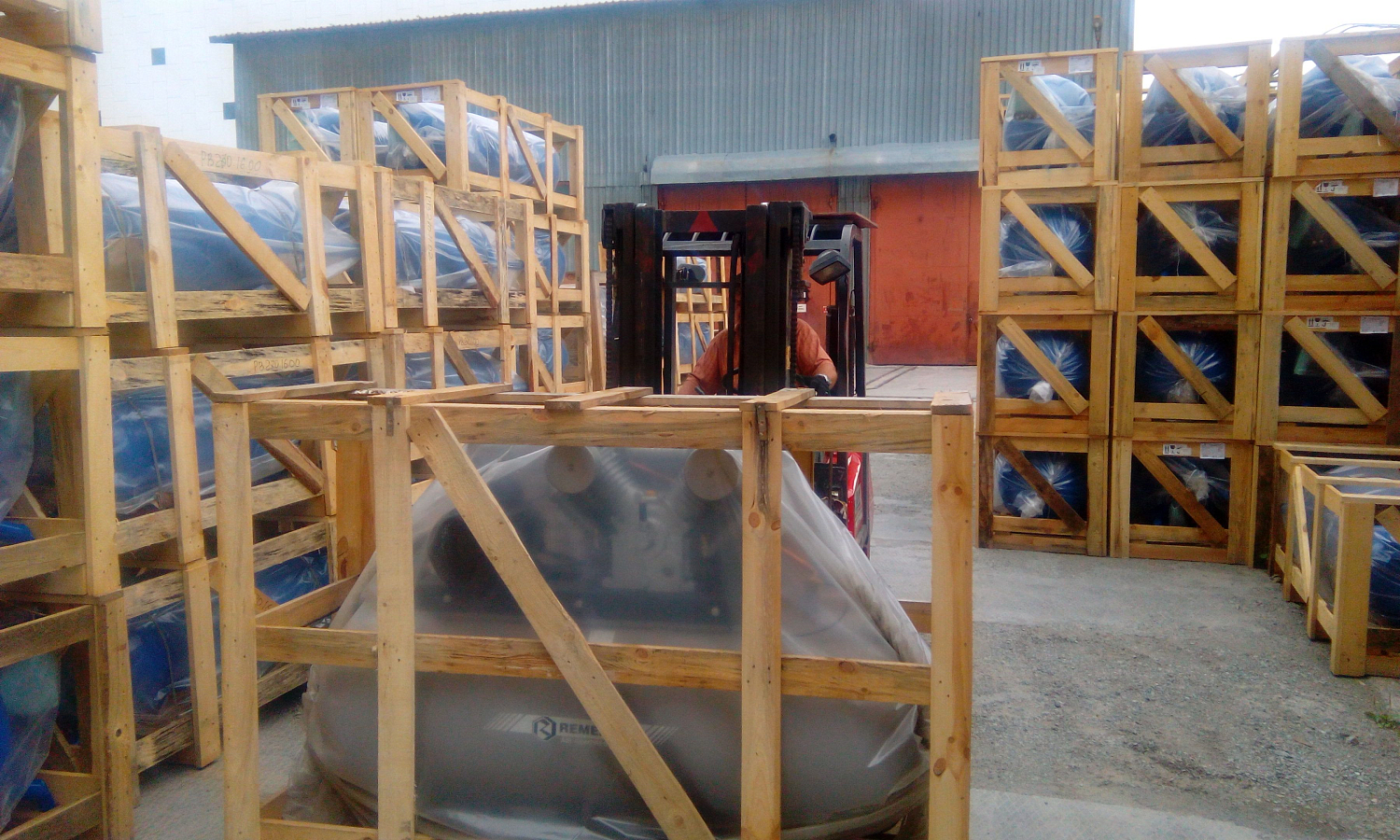 Отгрузка поршневых компрессоров СБ4/Ф-500.LT100 и СБ4/Ф-500.LT100/16 дилеру