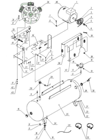 Шайба 10 для 500w95-16