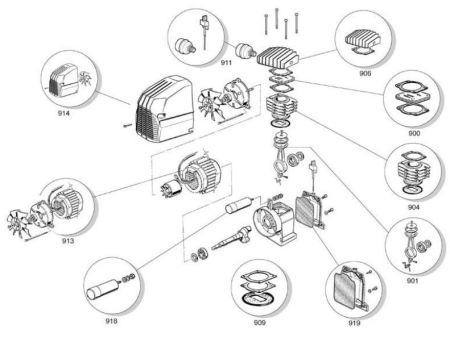 Комплект воздушного фильтра и щуп