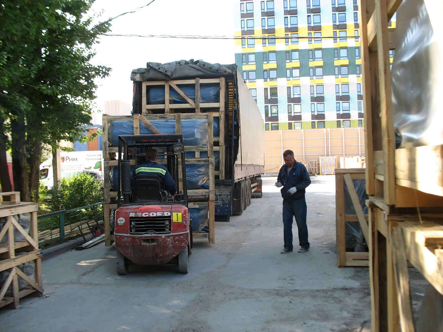 Пополнение склада ВПК в Москве