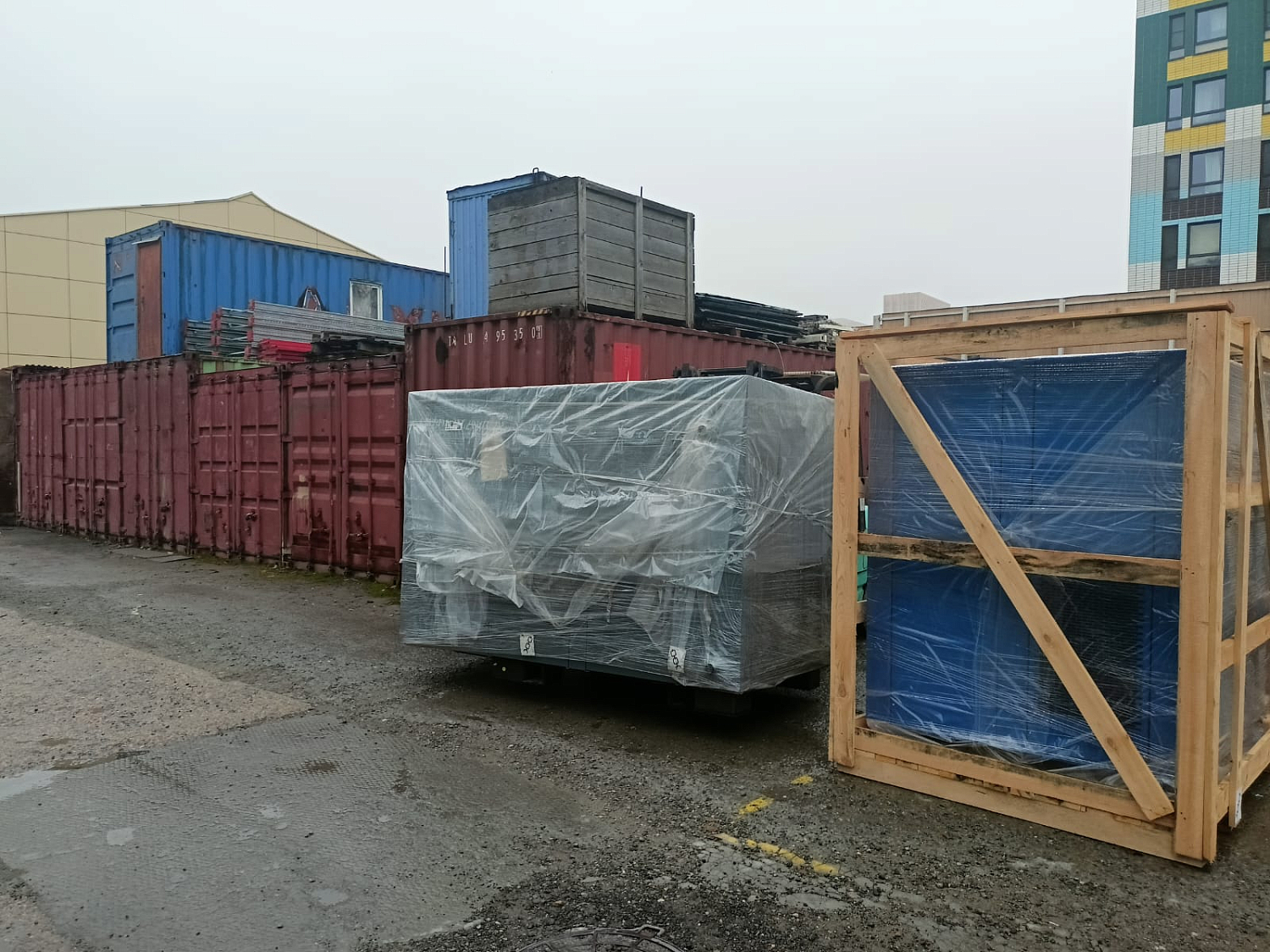 Отгрузка винтового компрессора Zammer SK90Р-8/F и 2 ресиверов Remeza РВ 900.10.11 в г. Москва